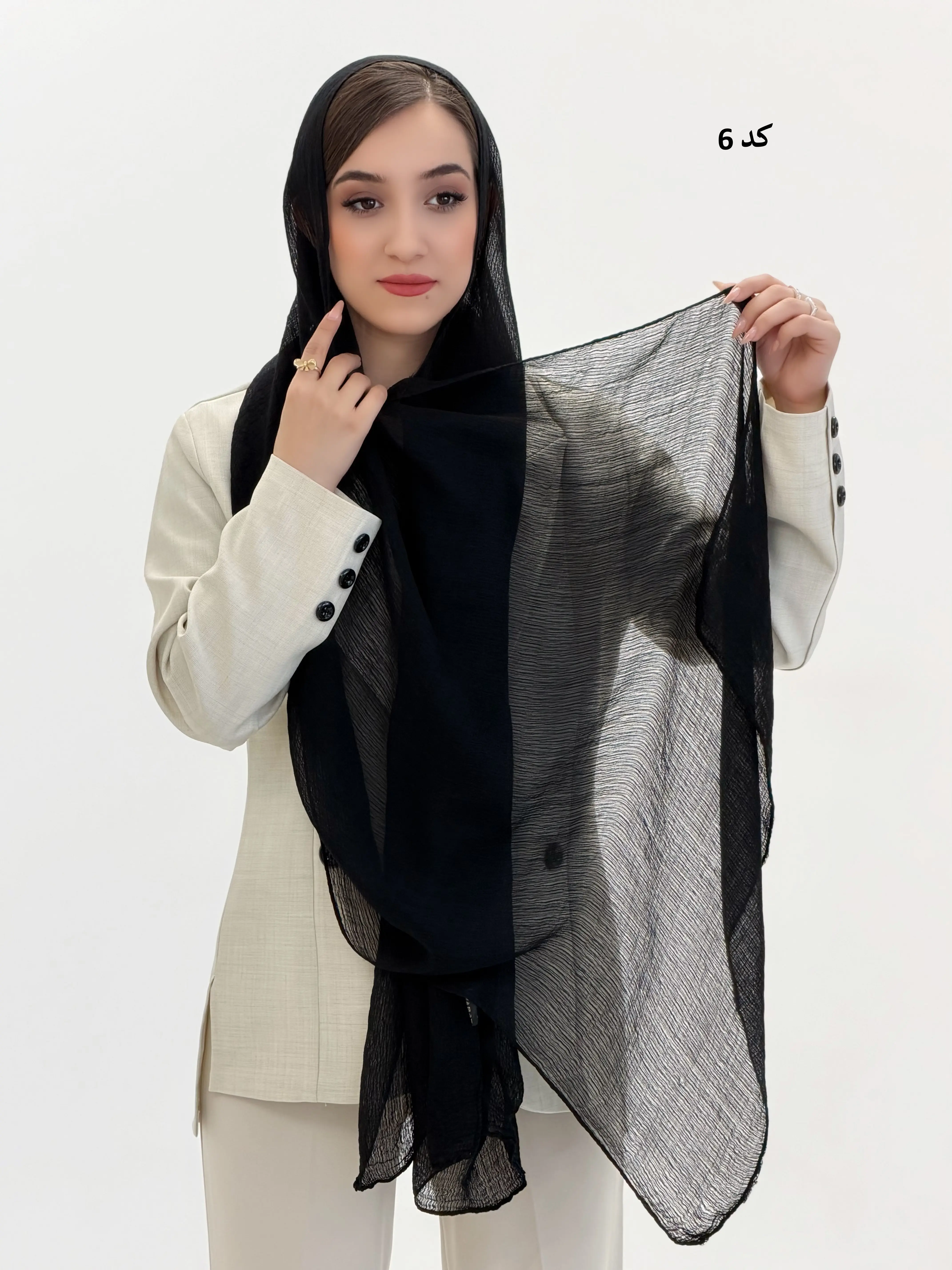 4172-شال حریر آرینا